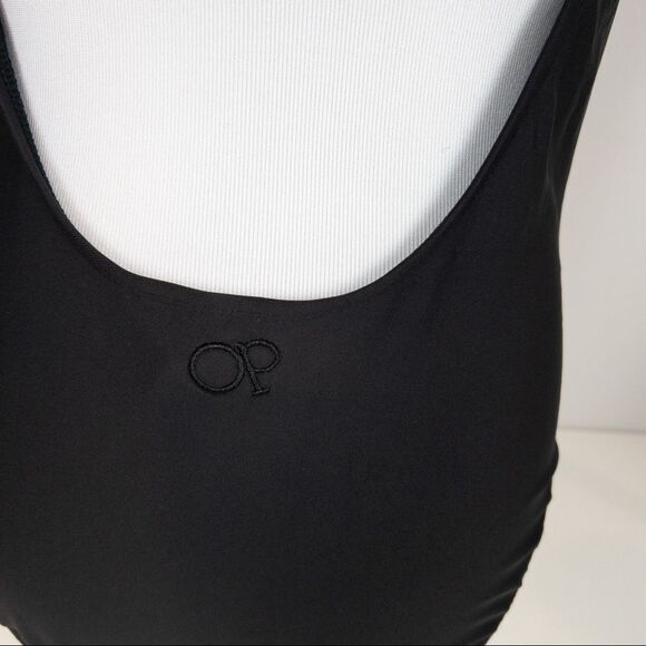 Ocean Pacific OP Womens Size Medium Black Palm Tree Sunset One Piece Swimsuit - Picture 6 of 10